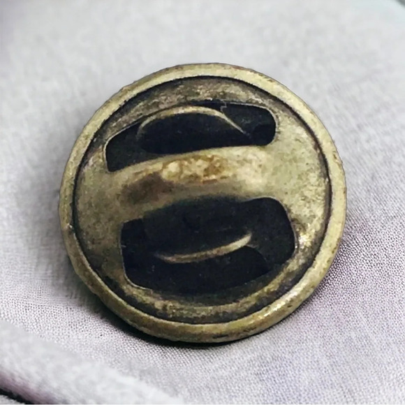 Vintage Blue Purple Green Rhinestone Silver Tone Brooch - Picture 6 of 7